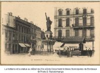 La statue de la Liberté de la place Picard. Publié le 06/04/12. Bordeaux